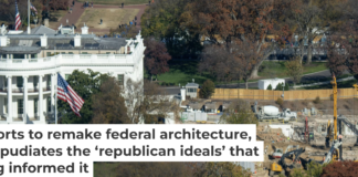 Work crews prepare for the construction of a new ballroom after the demolition of the East Wing of the White House in October 2025. Andrew Leyden/Getty Images